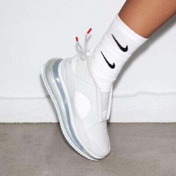 Nike Platform sneakers open sandals leather - Picture 4 of 12